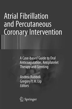 Couverture de l’ouvrage Atrial Fibrillation and Percutaneous Coronary Intervention