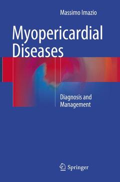 Couverture de l’ouvrage Myopericardial Diseases