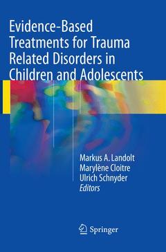 Couverture de l’ouvrage Evidence-Based Treatments for Trauma Related Disorders in Children and Adolescents