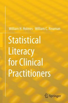 Couverture de l’ouvrage Statistical Literacy for Clinical Practitioners