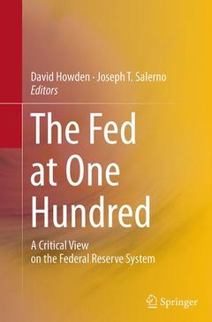 Couverture de l’ouvrage The Fed at One Hundred