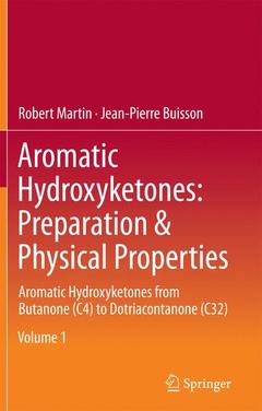 Couverture de l’ouvrage Aromatic Hydroxyketones: Preparation & Physical Properties