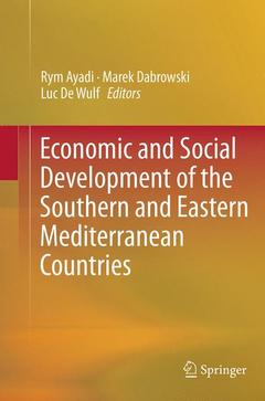 Couverture de l’ouvrage Economic and Social Development of the Southern and Eastern Mediterranean Countries