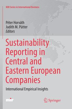 Cover of the book Sustainability Reporting in Central and Eastern European Companies