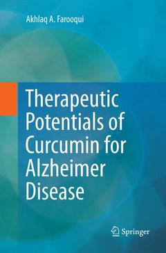 Couverture de l’ouvrage Therapeutic Potentials of Curcumin for Alzheimer Disease
