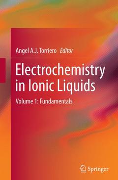 Cover of the book Electrochemistry in Ionic Liquids