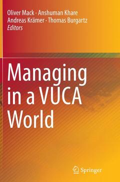 Couverture de l’ouvrage Managing in a VUCA World