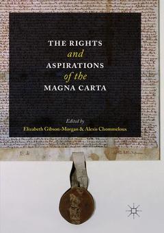 Couverture de l’ouvrage The Rights and Aspirations of the Magna Carta