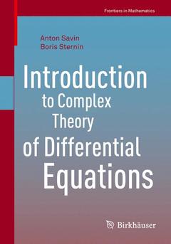 Couverture de l’ouvrage Introduction to Complex Theory of Differential Equations