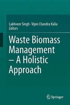 Couverture de l’ouvrage Waste Biomass Management – A Holistic Approach