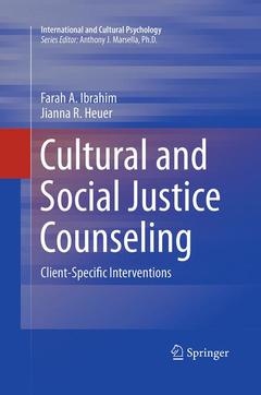 Couverture de l’ouvrage Cultural and Social Justice Counseling