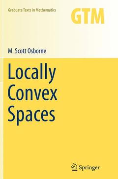 Couverture de l’ouvrage Locally Convex Spaces