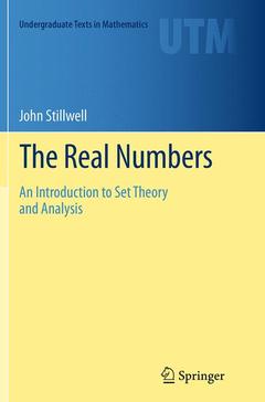 Couverture de l’ouvrage The Real Numbers