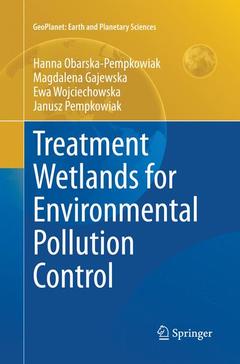 Couverture de l’ouvrage Treatment Wetlands for Environmental Pollution Control