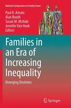 Couverture de l’ouvrage Families in an Era of Increasing Inequality
