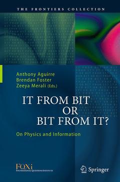 Cover of the book It From Bit or Bit From It?