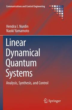 Couverture de l’ouvrage Linear Dynamical Quantum Systems