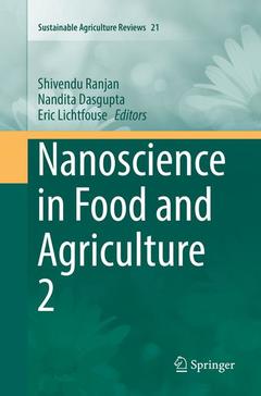 Couverture de l’ouvrage Nanoscience in Food and Agriculture 2