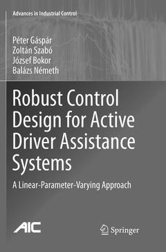 Couverture de l’ouvrage Robust Control Design for Active Driver Assistance Systems