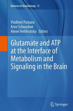 Couverture de l’ouvrage Glutamate and ATP at the Interface of Metabolism and Signaling in the Brain