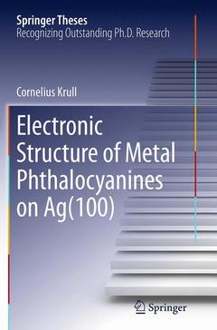 Couverture de l’ouvrage Electronic Structure of Metal Phthalocyanines on Ag(100)