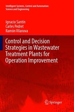 Couverture de l’ouvrage Control and Decision Strategies in Wastewater Treatment Plants for Operation Improvement
