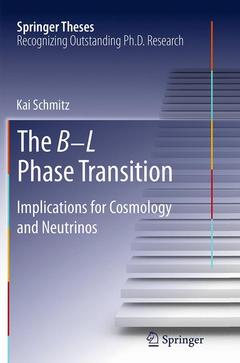 Couverture de l’ouvrage The B−L Phase Transition