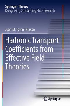 Cover of the book Hadronic Transport Coefficients from Effective Field Theories