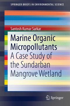 Couverture de l’ouvrage Marine Organic Micropollutants