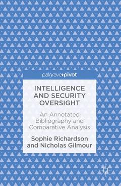 Couverture de l’ouvrage Intelligence and Security Oversight 
