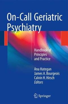 Couverture de l’ouvrage On-Call Geriatric Psychiatry