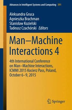 Couverture de l’ouvrage Man-Machine Interactions 4