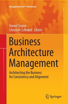 Couverture de l’ouvrage Business Architecture Management
