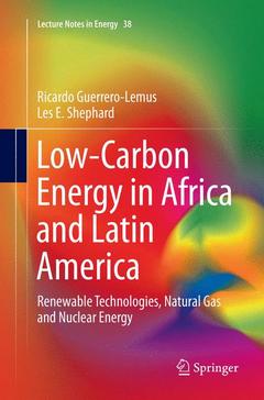 Couverture de l’ouvrage Low-Carbon Energy in Africa and Latin America