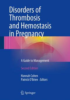 Couverture de l’ouvrage Disorders of Thrombosis and Hemostasis in Pregnancy