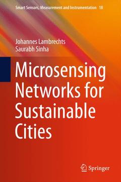 Couverture de l’ouvrage Microsensing Networks for Sustainable Cities