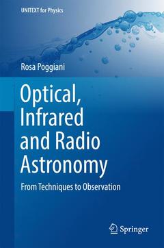 Couverture de l’ouvrage Optical, Infrared and Radio Astronomy
