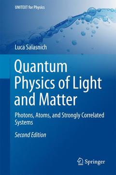 Couverture de l’ouvrage Quantum Physics of Light and Matter
