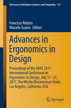 Couverture de l’ouvrage Advances in Ergonomics in Design
