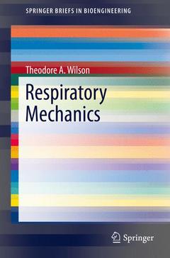 Couverture de l’ouvrage Respiratory Mechanics