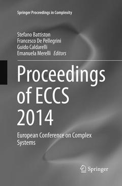 Cover of the book Proceedings of ECCS 2014