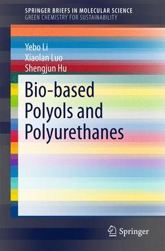 Couverture de l’ouvrage Bio-based Polyols and Polyurethanes
