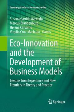 Cover of the book Eco-Innovation and the Development of Business Models