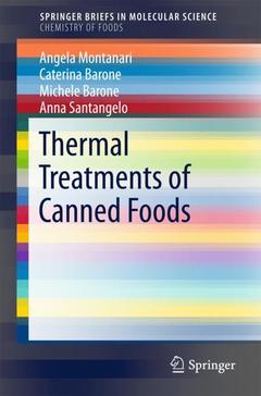 Couverture de l’ouvrage Thermal Treatments of Canned Foods