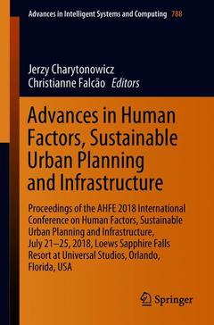 Couverture de l’ouvrage Advances in Human Factors, Sustainable Urban Planning and Infrastructure