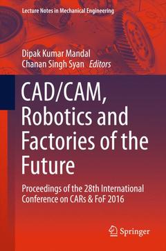 Couverture de l’ouvrage CAD/CAM, Robotics and Factories of the Future