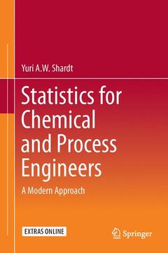 Couverture de l’ouvrage Statistics for Chemical and Process Engineers