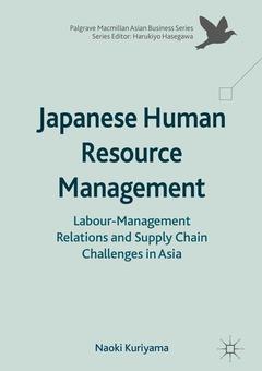 Couverture de l’ouvrage Japanese Human Resource Management