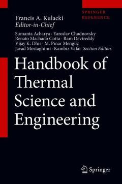 Couverture de l’ouvrage Handbook of Thermal Science and Engineering