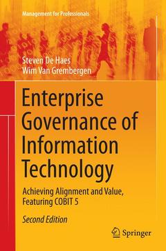 Couverture de l’ouvrage Enterprise Governance of Information Technology